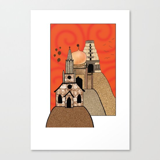 Three Hills Canvas Print