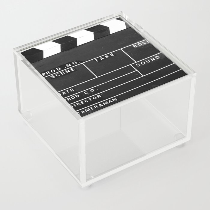 Film Movie Video production Clapper board Acrylic Box