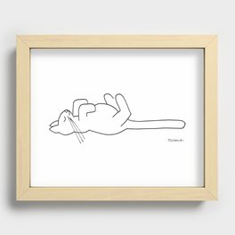 Peaches Recessed Framed Print