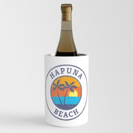 Hapuna Beach, Hawaii Faded Classic Style Wine Chiller