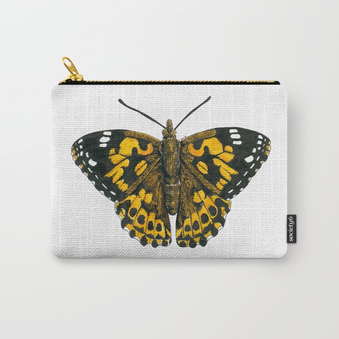 Painted lady butterfly Carry-All Pouch