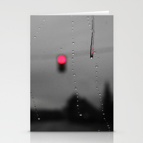 Red Lights Ahead Stationery Cards