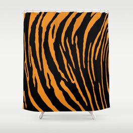 Tiger Stripes Shower Curtain