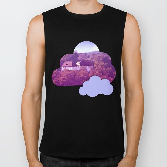 The castle behind the seven hills Biker Tank