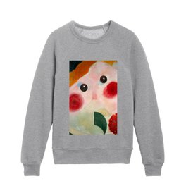 Theo van Doesburg Girl with Ranunculus Kids Crewneck