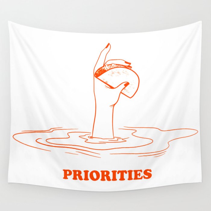 Know Your Priorities Wall Tapestry