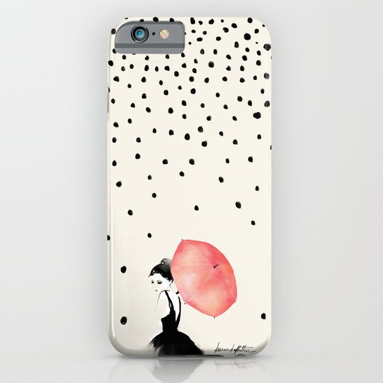 Polka Rain iPhone & iPod Case