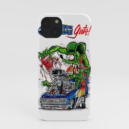 Rat Fink Chevelle Hot Rot iPhone Case