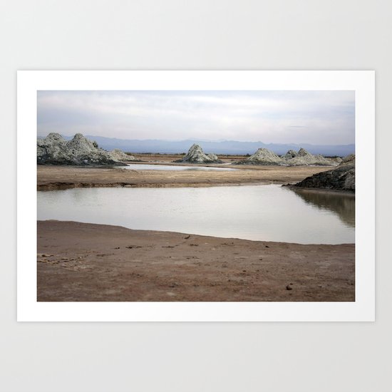 Mud Castles Art Print