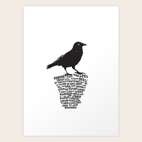 poe-try 2 Art Print