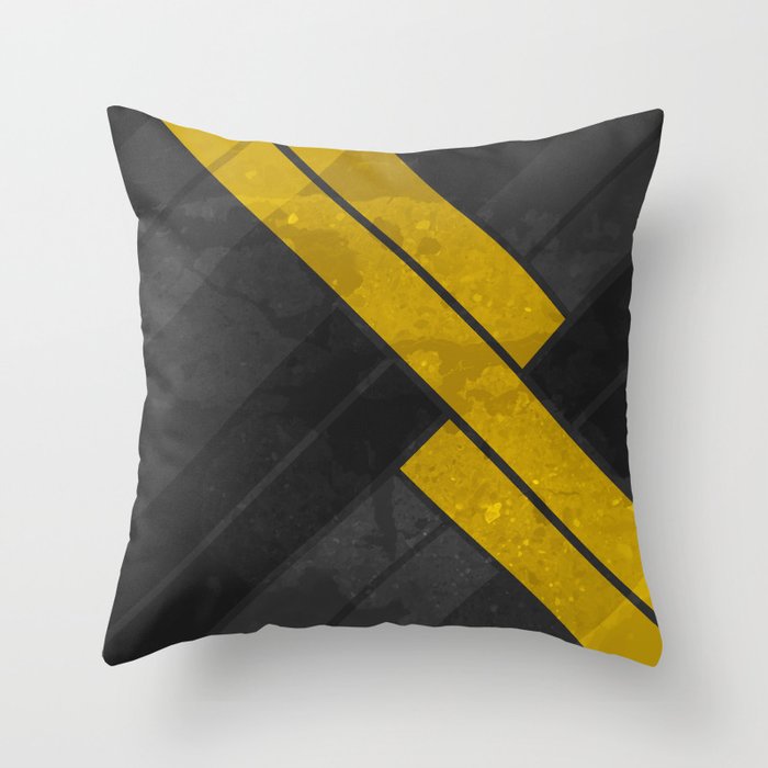 Touch Of Color - Yellow Throw Pillow
