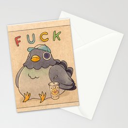 'Fuck' Pigeon 01 Stationery Cards