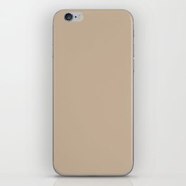 NOMADIC DESERT Warm Neutral color. Solid color iPhone Skin