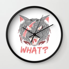 Wild Cat What? Wall Clock