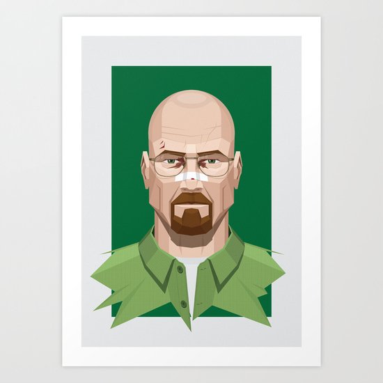 Breaking Bad - Walter White Beaten Up Art Print