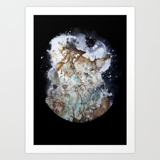 Excerpt / Curacao Coffee on Canvas Art Print