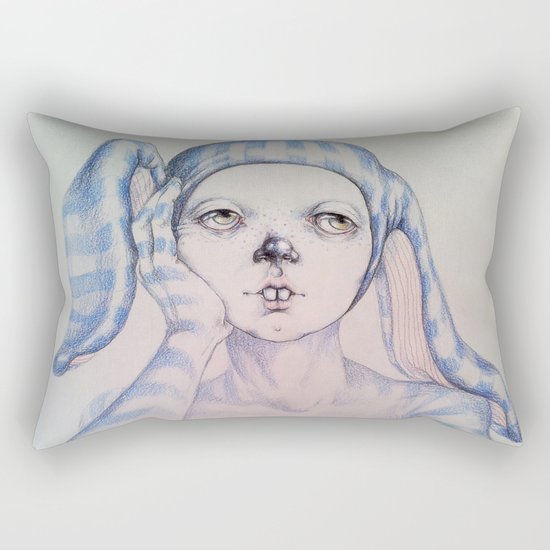 The one who waited Rectangular Pillow