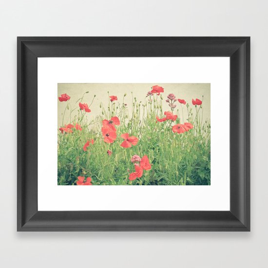 Sea of Red Framed Art Print