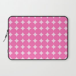 Y2K Dots Pink on Pink Pattern Laptop Sleeve