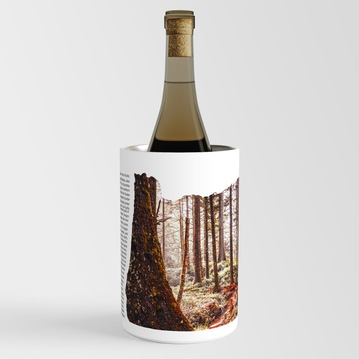 Oregon Minimalist Map Wine Chiller