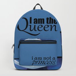 Princess and Queen succulents Backpack | Queen, Claims, Floral, Saying, Turquoise, Flower, Typography, Flowers, Graphicdesign, Quote 