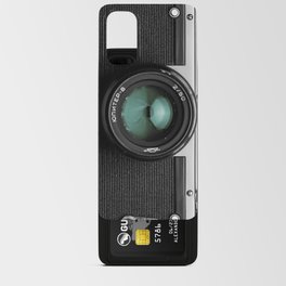 Classic vintage camera design | blue lens Android Card Case
