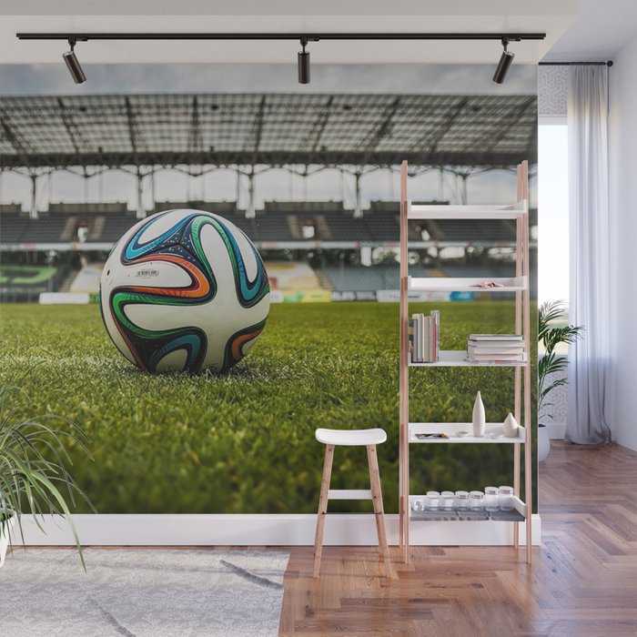 Soccer Ball Field Wall Mural by proffesionaldesigner ...