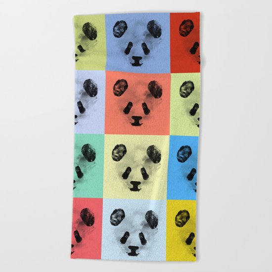 Panda Panda Panda Beach Towel