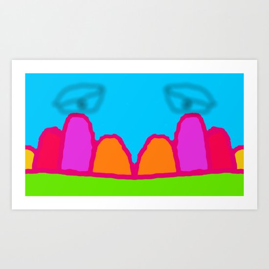 Eyes are Watching Art Print