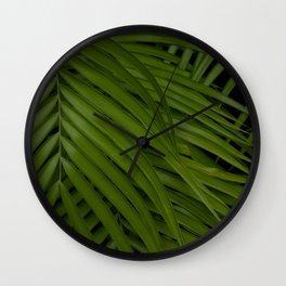 layered palms Wall Clock