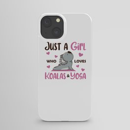 Koala Hatha Yoga Koalas Funny Meditation Namaste iPhone Case