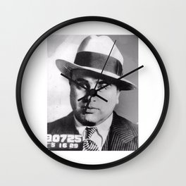 Al Capone Mug Shot Wall Clock | Gangsters, Godfather, Mob, Mobpsycho100, Painting, Jail, Usa, Mobster, Thegodfather, America 