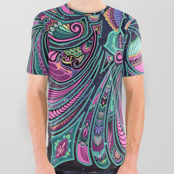 Goddess of the Galaxy All Over Graphic Tee