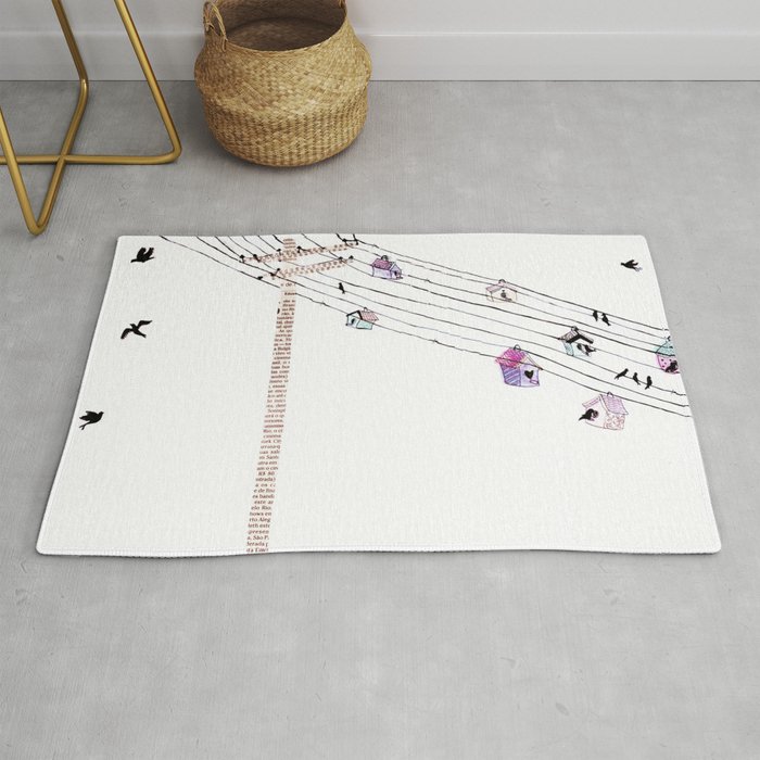 Love and birds Rug