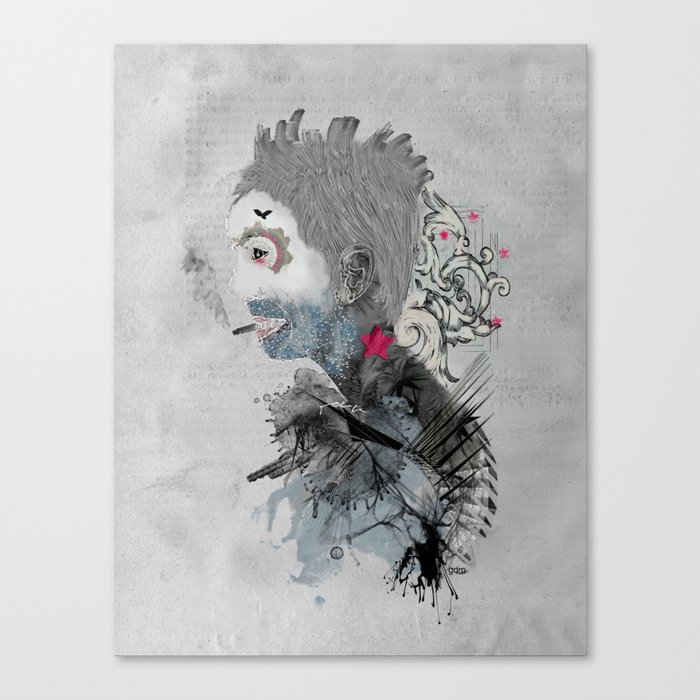 The sailor of the cities Canvas Print