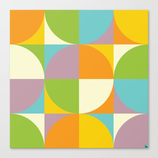 Quarters Quilt 2 Canvas Print