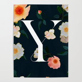 Letter Y Print Poster