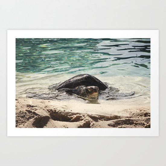 Sandy Slumber Art Print