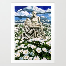 Nurse Pieta Art Print