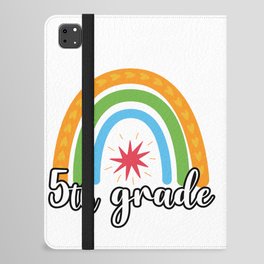 5th Grade Rainbow iPad Folio Case