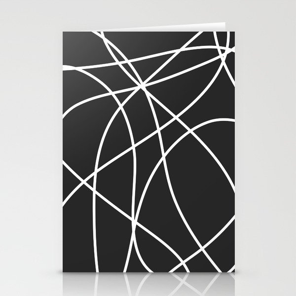 Abstract strokes Stationery Cards
