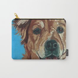 Cody the Golden Labrador Mix Dog Portrait Carry-All Pouch