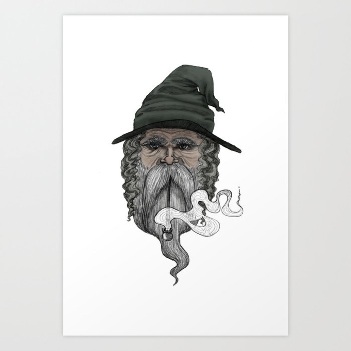 Haldor the Wizard (in color) Art Print