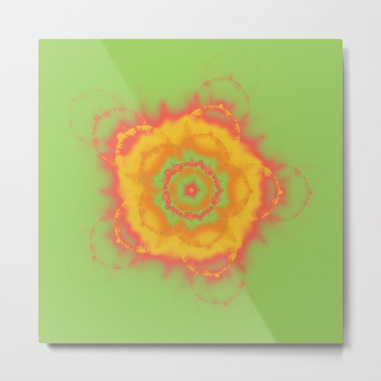 Summer Citrus Metal Print