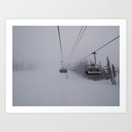 Into the unknown Art Print