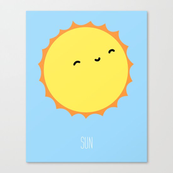 The Sun Canvas Print
