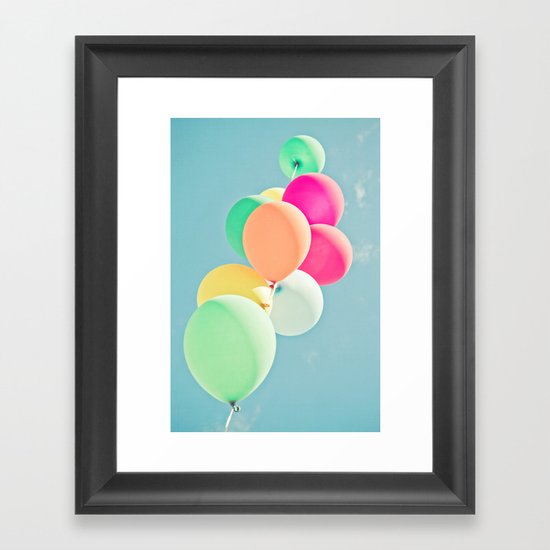 Balloon Mania Framed Art Print