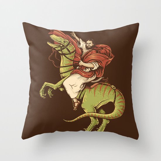 Raptored Throw Pillow