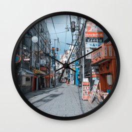 Street in Japan Wall Clock