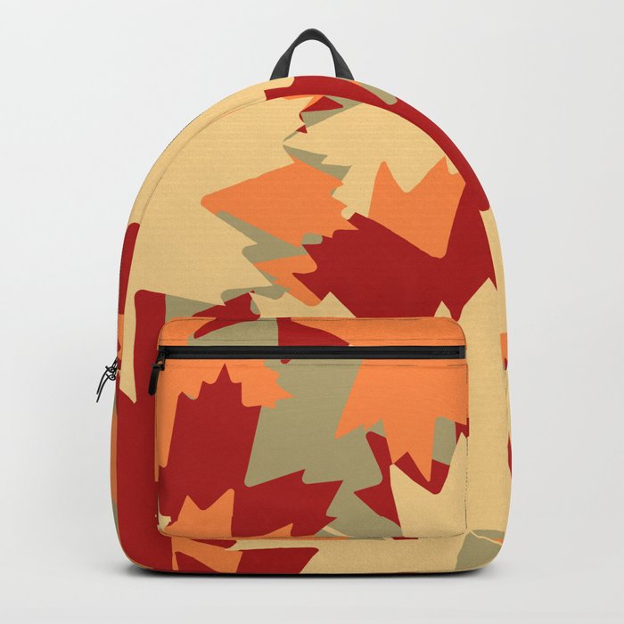 Maple Leaf pattern (Autumn colours) Backpack